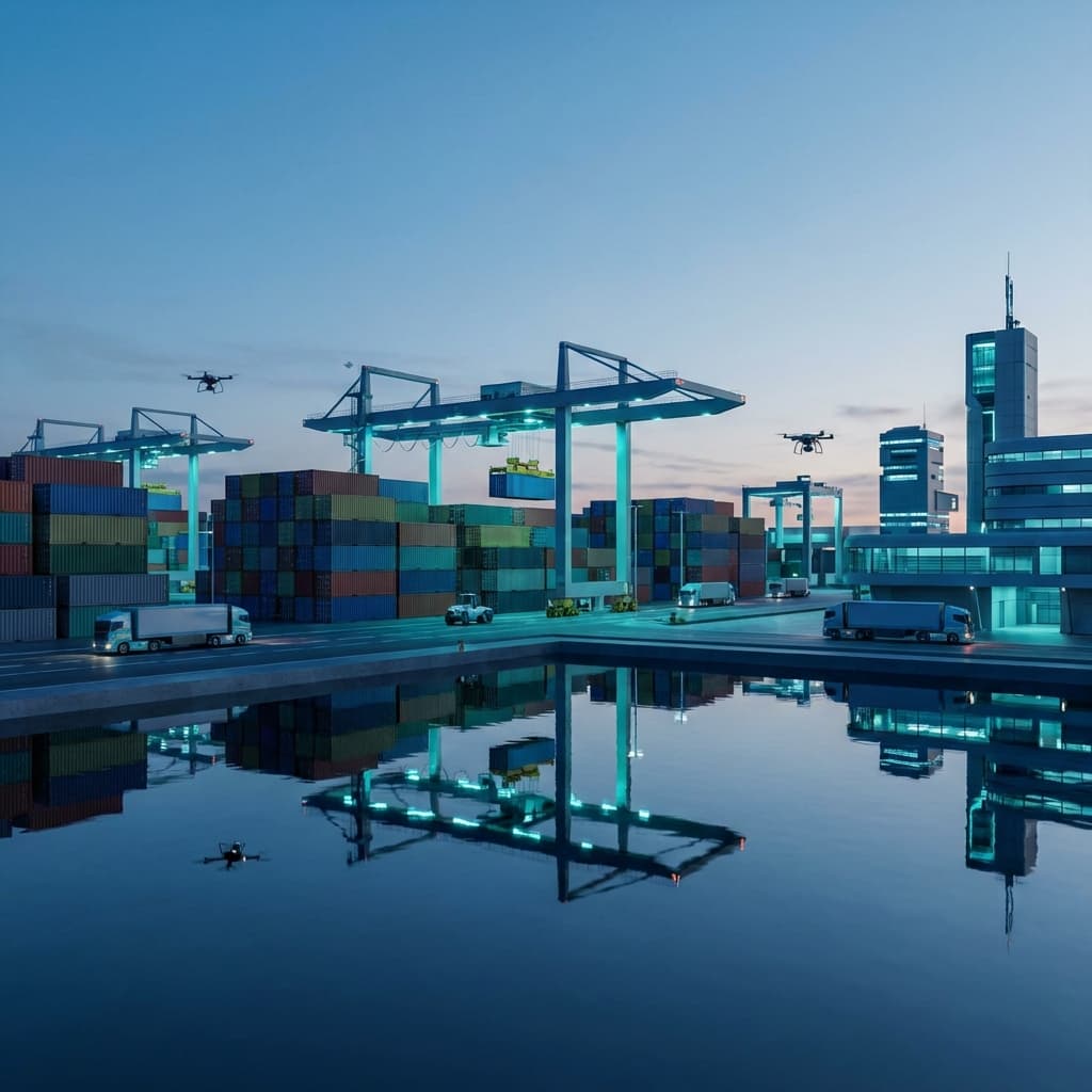 Futuristic Modern Harbour